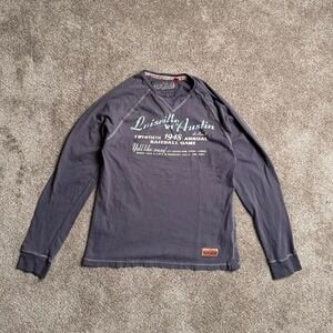 EDC BRAND "LUISVILLE VS AUSTIN" COVER-STITCH LONG SLEEVE